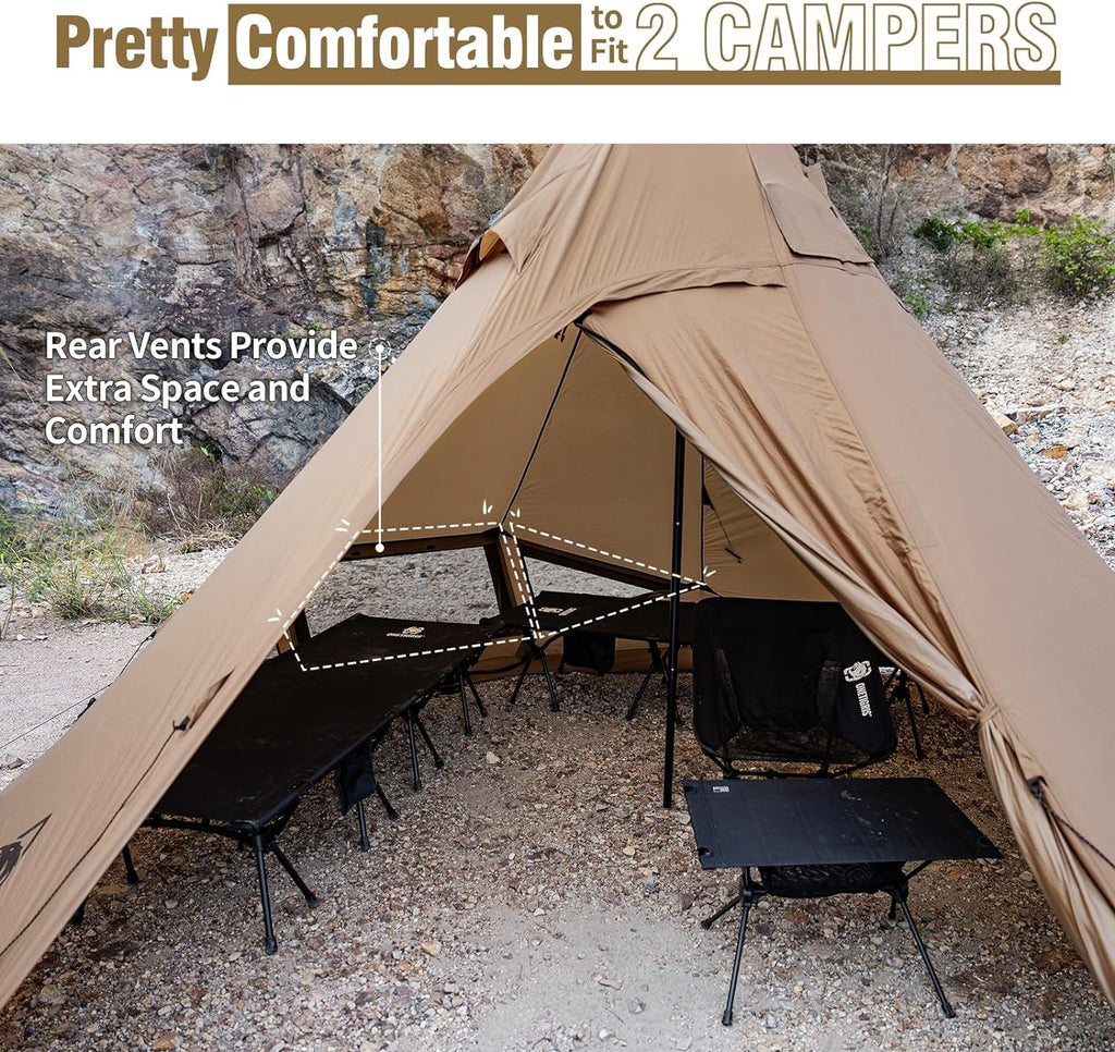 2-6 Person Hot Tent with Stove Jack C785