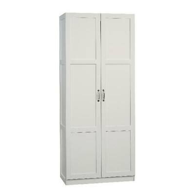 Tall Wood Kitchen Pantry Storage Cabinet with Adjustable Shelves Y945