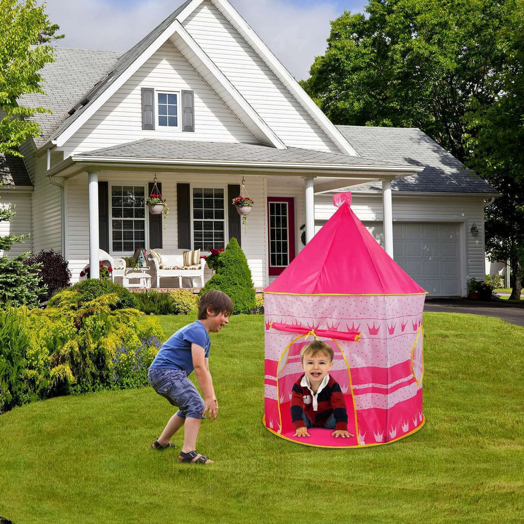Pop Up Kids Castle Play Tent O743