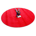 Red Round Carpet D42586
