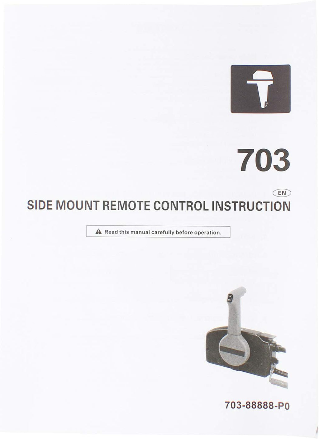 Side Mount Remote Control Box with 10 pins Wire Harness and Cable 16FT M961