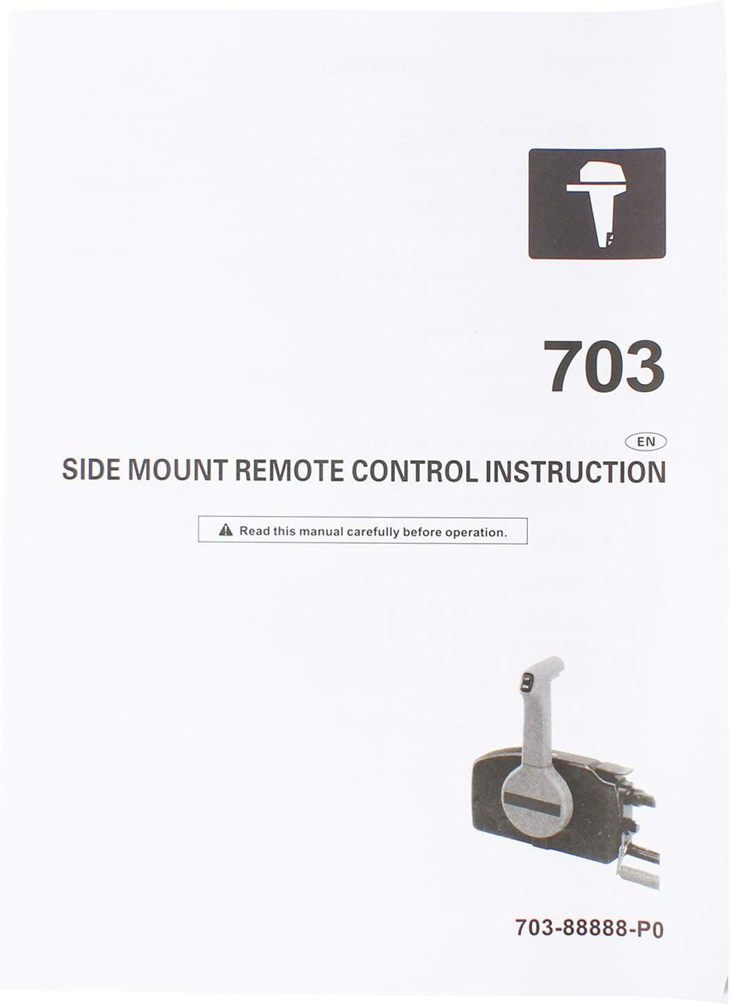 Side Mount Remote Control Box with 10 pins Wire Harness and Cable 16FT M961