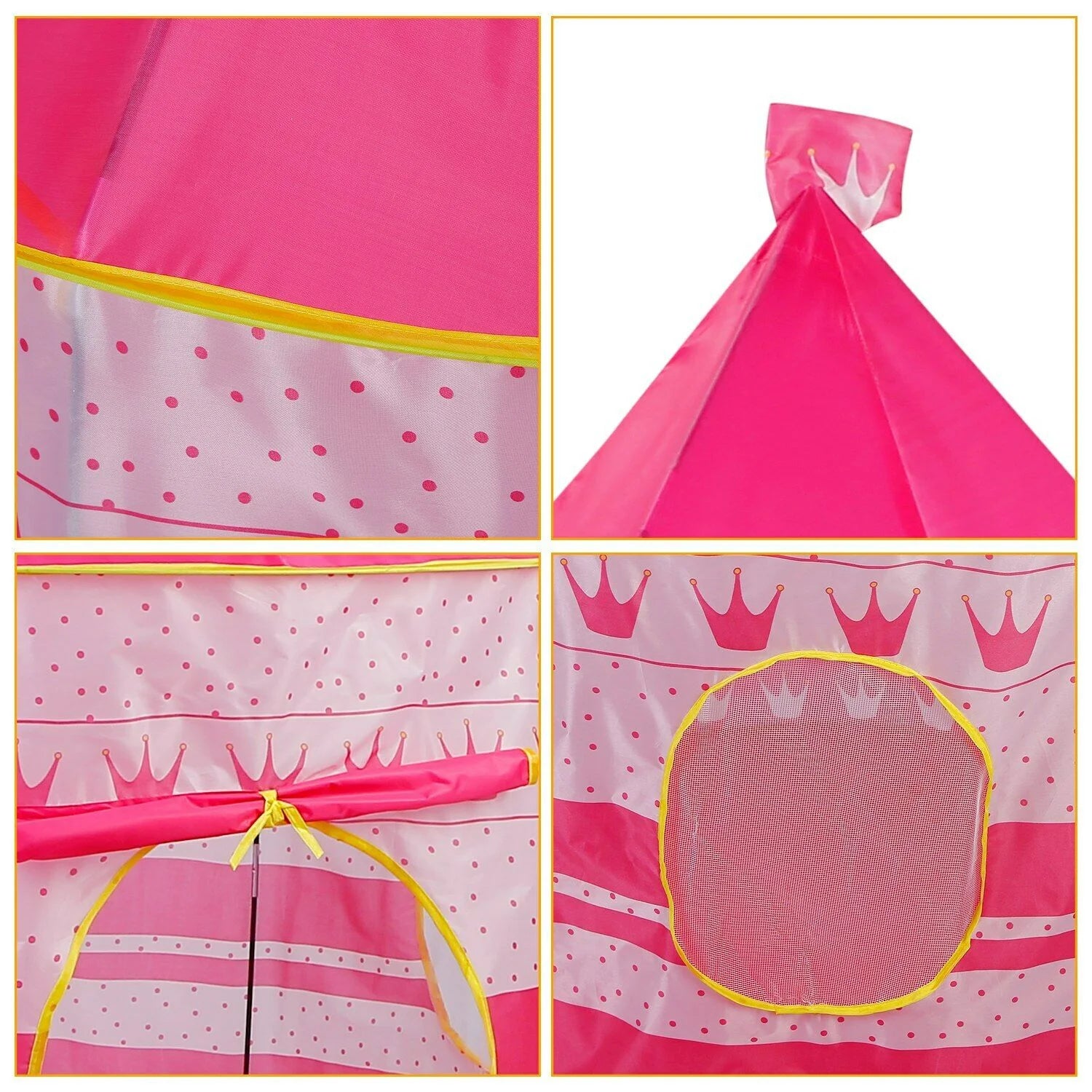 Pop Up Kids Castle Play Tent O743