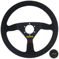 Black Suede Steering Wheel L2728